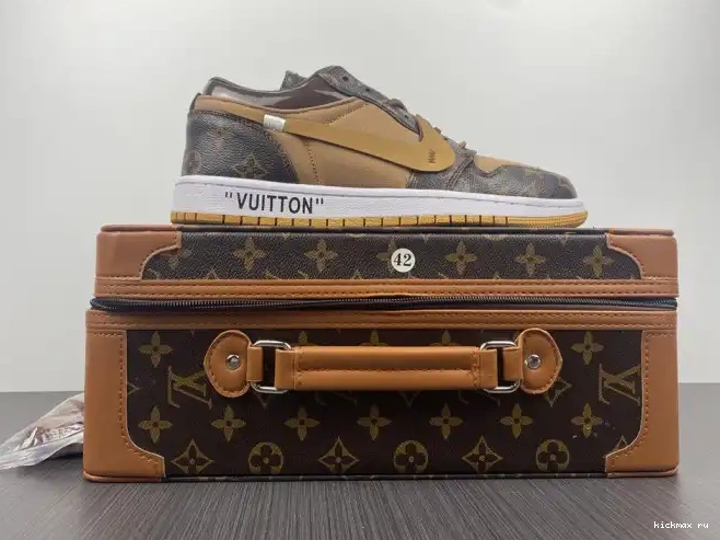 Cheap MAX OW Jordan LOW x Air Off-Louis AJ1 1 0418